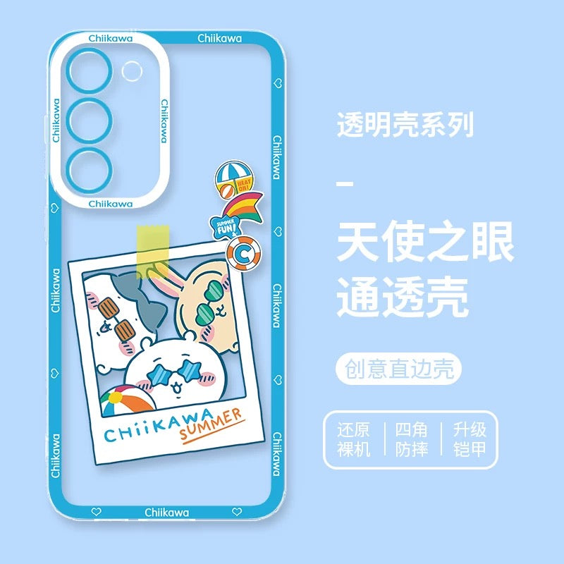 Japanese Cartoon ChiiKawa iPhone Case | Summer Time & Bee Colour Ver 8 Styles - Phone Case Samsung Galaxy S26 S25 S24 S23 S22 S21 FE Ultra Edge