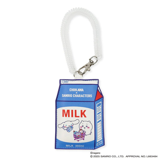 Japan ChiiKawa Kiramekko X Sanrio Series | ChiiKawa Hachiware Usagi Momonga Kurimanju Crab Cute Pass Case Cardholder - Kawaii items Room Decoration