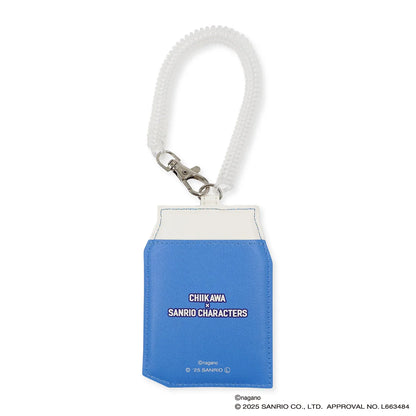 Japan ChiiKawa Kiramekko X Sanrio Series | ChiiKawa Hachiware Usagi Momonga Shisa Crab Cute Pass Case Cardholder - Kawaii items Room Decoration