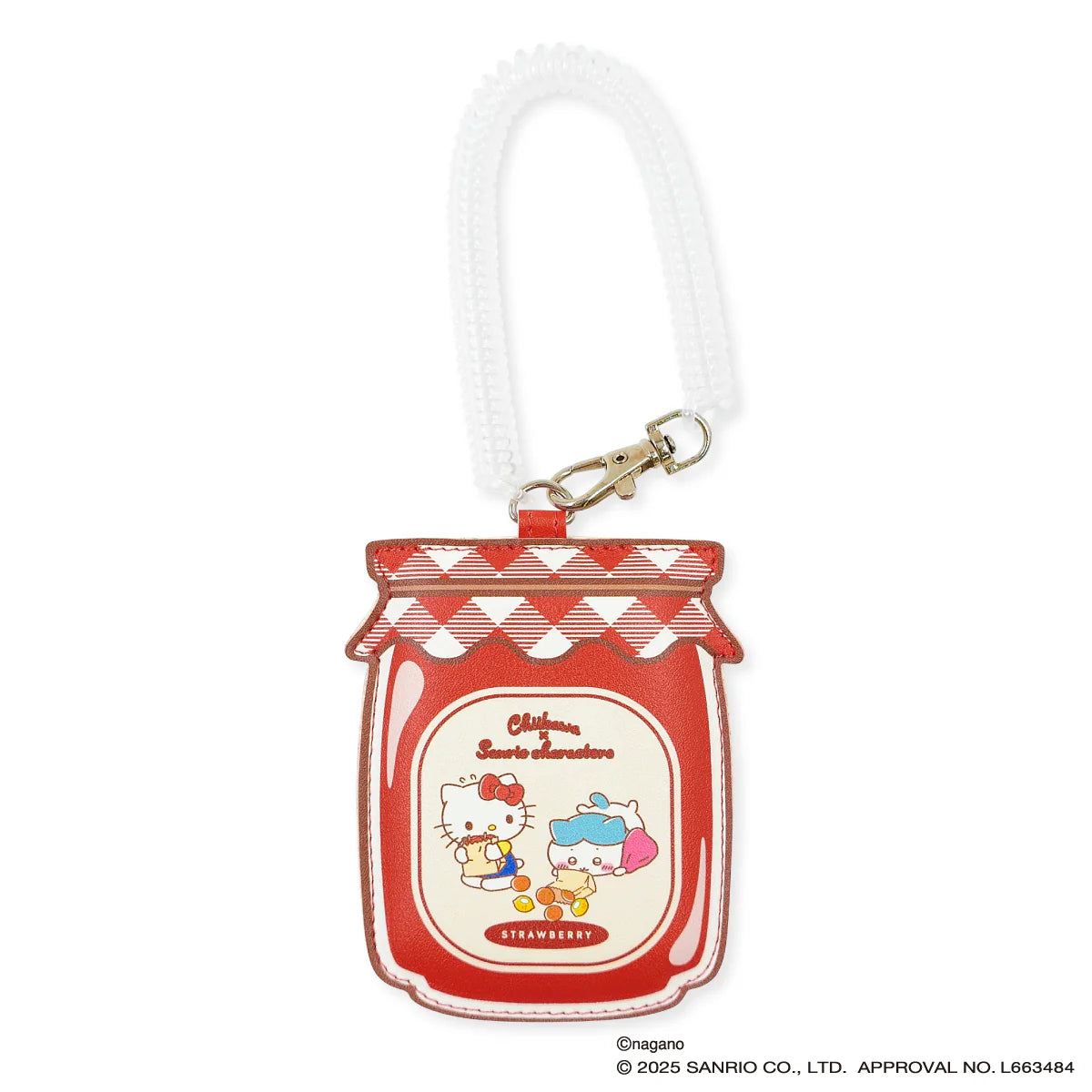 Japan ChiiKawa Kiramekko X Sanrio Series | ChiiKawa Hachiware Usagi Momonga Shisa Crab Cute Pass Case Cardholder - Kawaii items Room Decoration