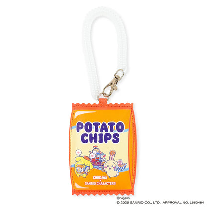 Japan ChiiKawa Kiramekko X Sanrio Series | ChiiKawa Hachiware Usagi Momonga Shisa Crab Cute Pass Case Cardholder - Kawaii items Room Decoration