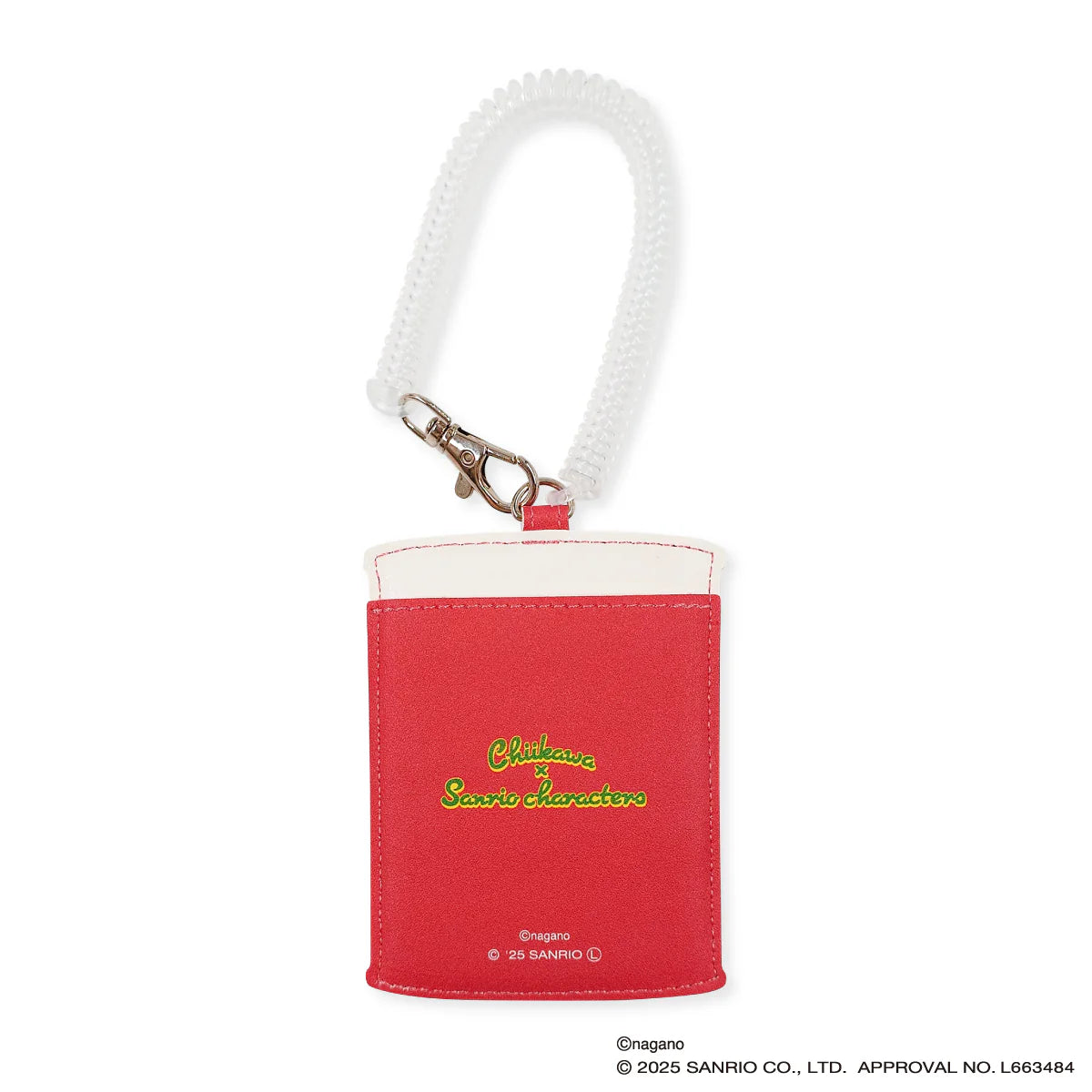 Japan ChiiKawa Kiramekko X Sanrio Series | ChiiKawa Hachiware Usagi Momonga Shisa Crab Cute Pass Case Cardholder - Kawaii items Room Decoration