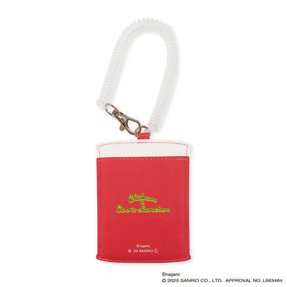 Japan ChiiKawa Kiramekko X Sanrio Series | ChiiKawa Hachiware Usagi Momonga Shisa Crab Cute Pass Case Cardholder - Kawaii items Room Decoration