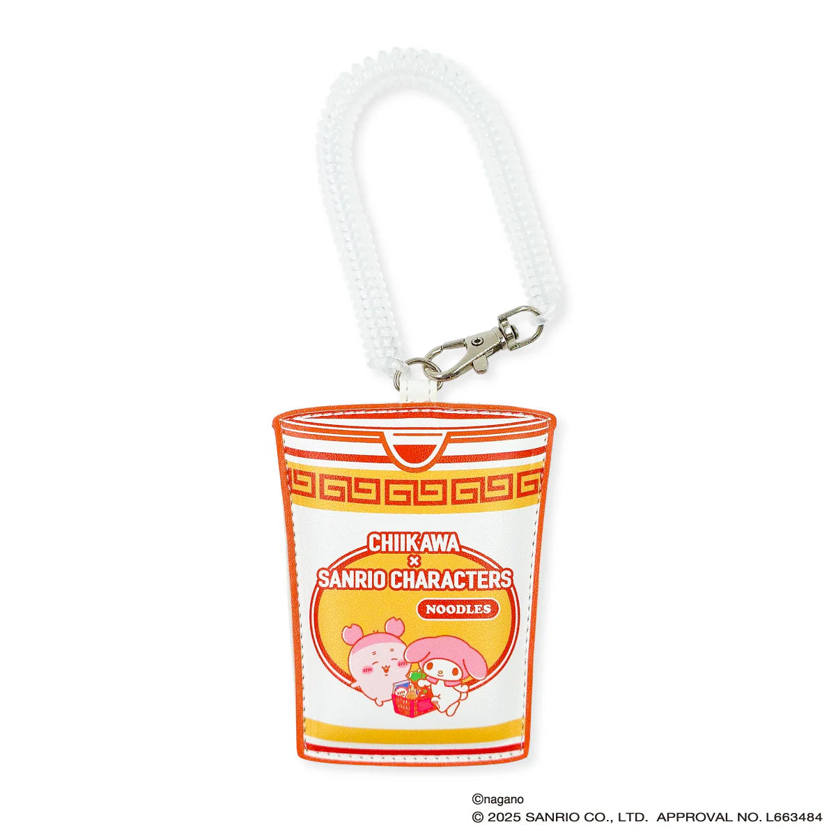 Japan ChiiKawa Kiramekko X Sanrio Series | ChiiKawa Hachiware Usagi Momonga Shisa Crab Cute Pass Case Cardholder - Kawaii items Room Decoration