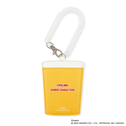 Japan ChiiKawa Kiramekko X Sanrio Series | ChiiKawa Hachiware Usagi Momonga Shisa Crab Cute Pass Case Cardholder - Kawaii items Room Decoration