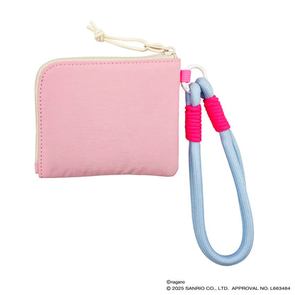 Japan ChiiKawa Kiramekko X Sanrio Series | ChiiKawa Hachiware Usagi Momonga Shisa Crab Cute Icon Compact Wallet - Kawaii items Room Decoration