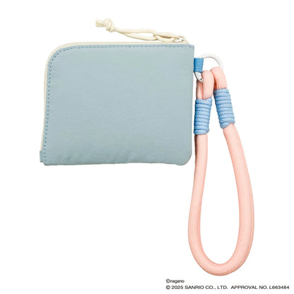 Japan ChiiKawa Kiramekko X Sanrio Series | ChiiKawa Hachiware Usagi Momonga Shisa Crab Cute Icon Compact Wallet - Kawaii items Room Decoration