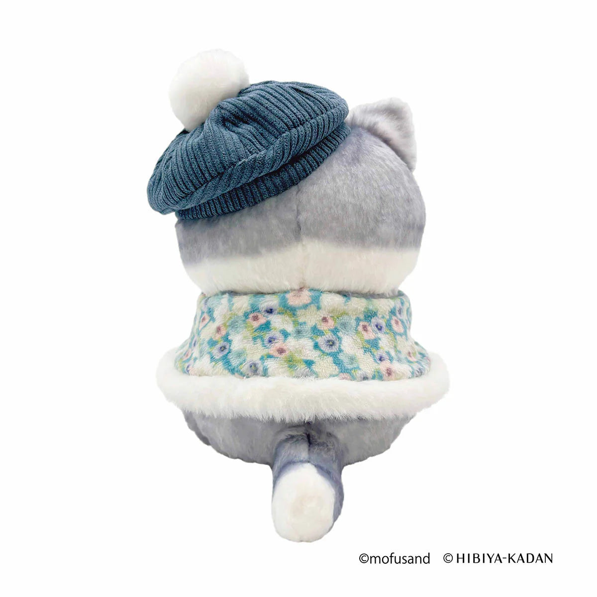 Japan Mofusand X Hibiya-Kadan | Mofusand Cat Wearing Flowery Cape Plush Doll - Kawaii items Room Decoration Doll