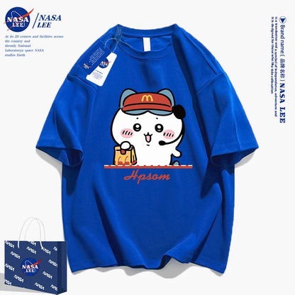 Japanese Cartoon ChiiKawa Casual Style T-Shirt Series | Chiikawa Waiter - Kawaii Fashion Items