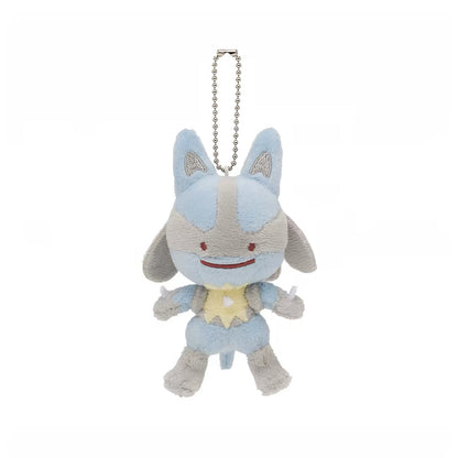 Japan Cartoon Pokemon Center Ditto Crossover Part 4 | Jigglypuff Mareep Mimikyu Mew Lucario Vulpix Magikarp Lapras Dragonite Snorlax Gengar - Mascot Mini Plush Doll