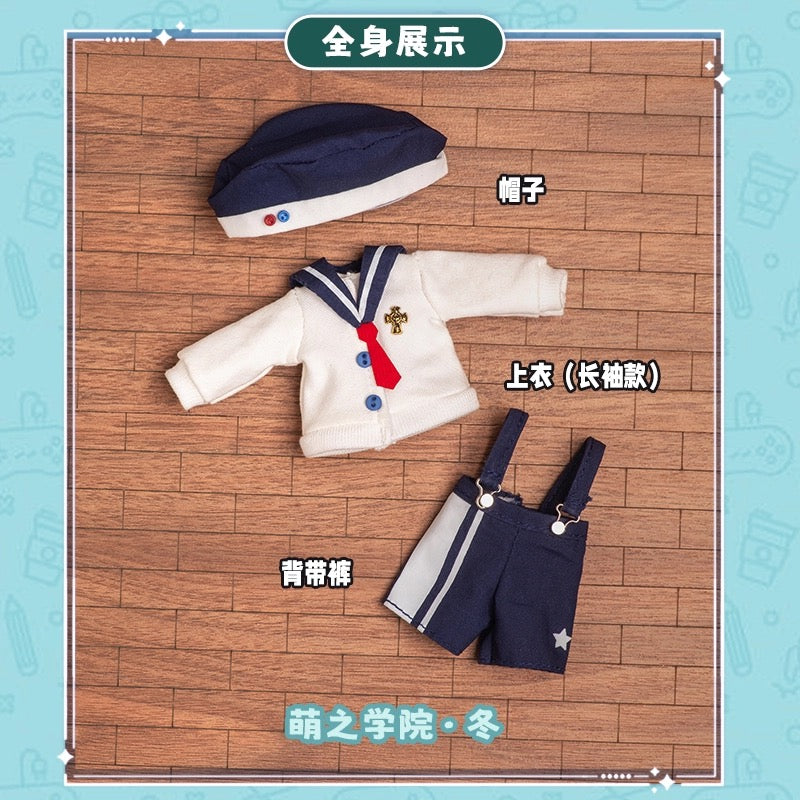 Simon Toys Cosplay Doll Outfits Set Uniform Version | Sailor Uniform Summer & Winter - Original Outfits 1/12 ob11 11cm BJD Doll Ball Joint Doll