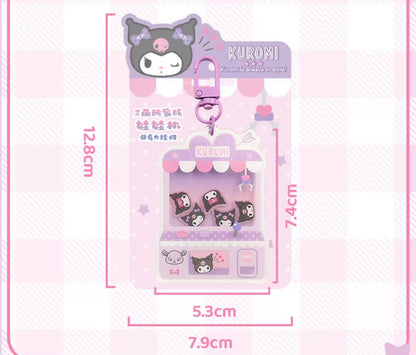 Sanrio Characters Sweet Doll Clip Keychain Series | Hello Kitty My Melody Kuromi Cinnamoroll Pompompurin Pochacco Cogimyun Marumofubiyori - Kawaii Collectable Toys Toy Collection