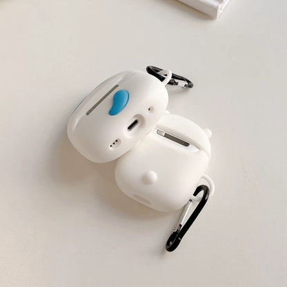 Japanese Cartoon ChiiKawa Silicon Airpods Case with Keychain | Chiikawa Hachiware Usagi - AirPods AirPodsPro AirPods3 Airpods4 Case