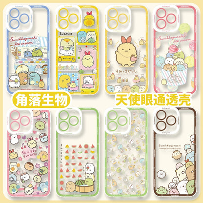 Japanese Cartoon Sumikko Gurashi Summer | 8 Styles - iPhone Case PLUS SE2 XS XR X 11 12 13 14 15 16 17 Pro Promax 12mini 13mini