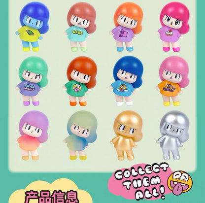 Mamuang Mini Figure | Mini Vinly Figure Vintage Cute Girl - Collectable Toys Mystery Blind Box