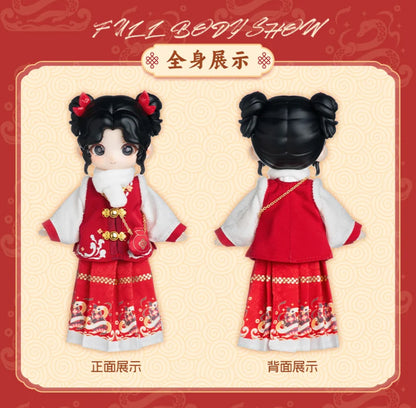 Simon Toys Liroro Summer Island | Chinese Snake Year Limited Edition - 1/12 ob11 11cm BJD Doll Ball Joint Doll Collectible Toys