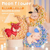 Mini Block Building Japanese Cartoon Moon Flower | Cinnamoroll Pochacco Bear - with LED Lights DIY Valentine Children Handmade Gift