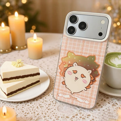 Japanese Cartoon ChiiKawa Daily with Icon Laser Case | Kurimanju Rakko Shisa Furuhonya 4 Styles - iPhone Case 11 12 13 14 15 16 16e 17 17e 18 Pro Promax