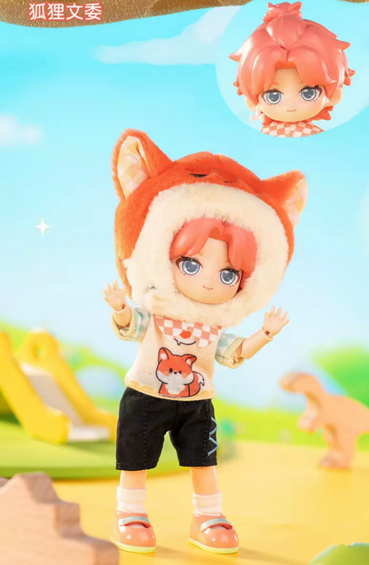 [Pre-Order] Simon Toys Peetsoon | Amusement Park Animals Ver Students - 1/12 ob11 11cm BJD Doll Ball Joint Doll Collectible Toys Cute Boy Mystery Blind Box