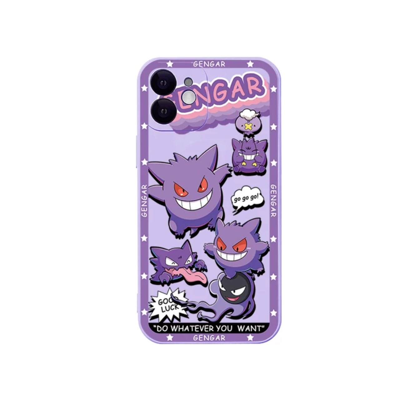 Japanese Cartoon Pokemon | Colour Case Evolution Gengar Jigglypuff Pikachu Squirtle Bulbasaur Charmander - iPhone Case 11 12 13 14 15 16 Pro Promax