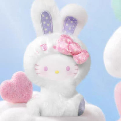 TOPTOY x Sanrio Hello Kitty | Rainbow Rabbit Series - Plush Vinly Keychain Pendant Blind Box