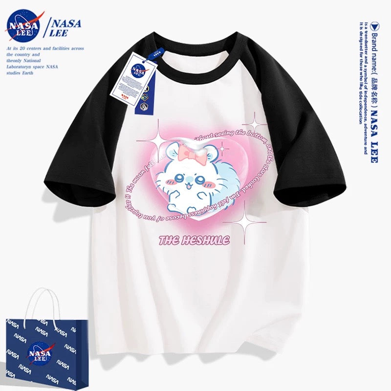 Japanese Cartoon ChiiKawa Casual Style T-Shirt Series | Smile Momonga - Kawaii Fashion Items