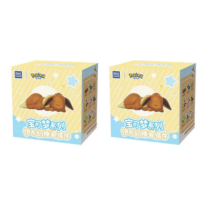Japan Cartoon Pokemon Casual Time Eevee Evolution Series | Eevee Vaporeon Jolteon Flareon Espeon Umbreon Leafeon Glaceon Sylveon - Evolve Anime Collectable Toys Mystery Blind Box