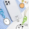 Japanese Cartoon Phone Back Clip with Phone Lanyard | Chiikawa Pink & Mint Green - for All Smart Phones (副本 4)