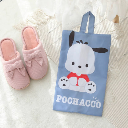 Japanese Cartoon Small Storage Hanging Bag | Hello Kitty My Melody Kuromi Little Twin Stars Cinnamoroll Pompompurin Pochacco - Tidy Shoes Cloths Make up Bag Pochacco - Tidy Shoes Cloths Make up Bag