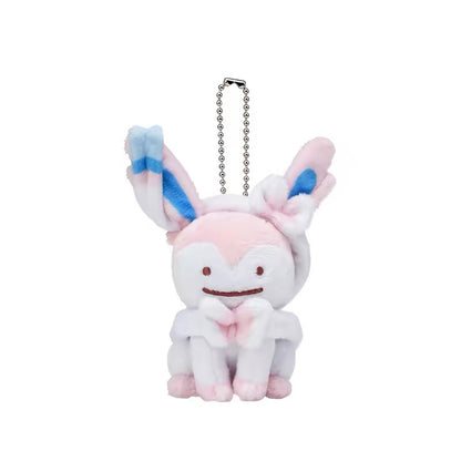 Japan Cartoon Pokemon Center Ditto Crossover Part 3 Eevee Evolution Evolve | Eevee Vaporeon Jolteon Flareon Espeon Umbreon Leafeon Glaceon Sylveon - Mascot Mini Plush Doll
