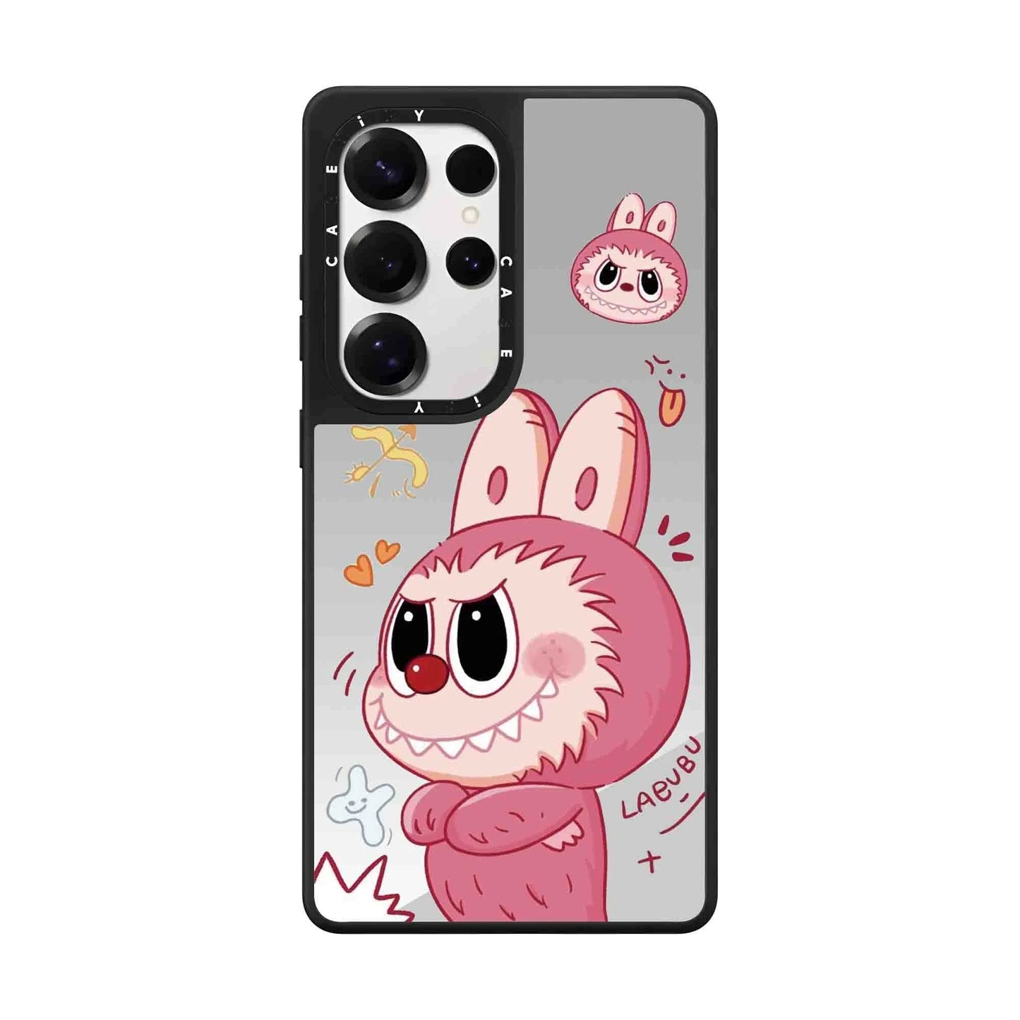 Cute Cartoon Monster | Pink Mokoko - Phone Case Samsung Galaxy S25 S24 S23 Ultra KawaiiGiftLand