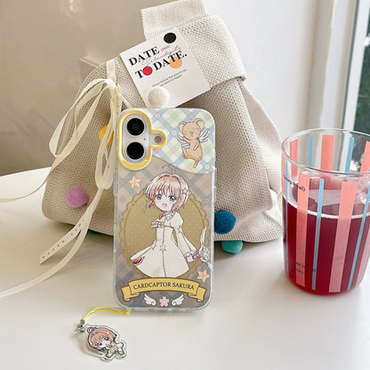 CardCaptorSakura Comic Laser Case | Sakura Cosplay 4 Styles - Phone Case Samsung Galaxy S26 S25 S24 S23 S22 S21 FE Ultra Edge