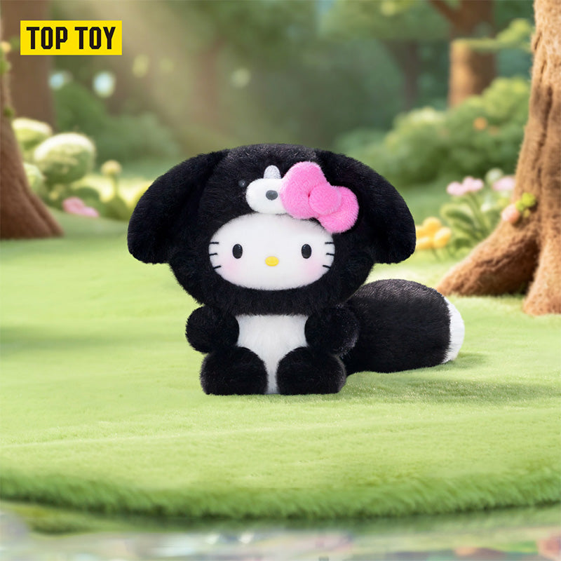 TOPTOY x Sanrio Hello Kitty | Healing Forest Series - Plush Vinly Keychain Pendant Blind Box