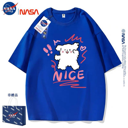 Cute Cartoon Doggie Maltese Puppy Style T-Shirt Series | Nice Wink Eyes Part1 - Kawaii Fashion Items for Child & Adult