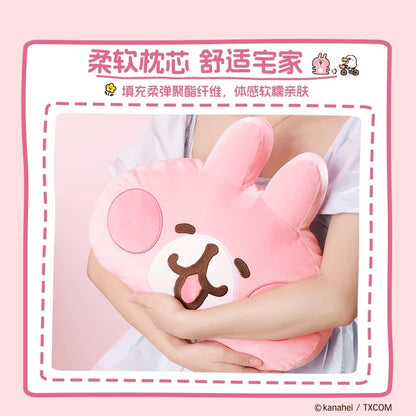 Kanahei X Miniso | Usagi Pink Rabbit Cushion - 22x40cm Plush Doll Kawaii items Room Decoration Doll