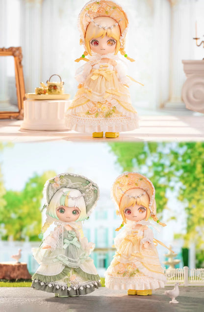 Simon Toys Liroro Summer Island | Rococo Victorian Lolita Outfits Black Blue Green Yellow - 1/12 ob11 11cm BJD Doll Ball Joint Doll