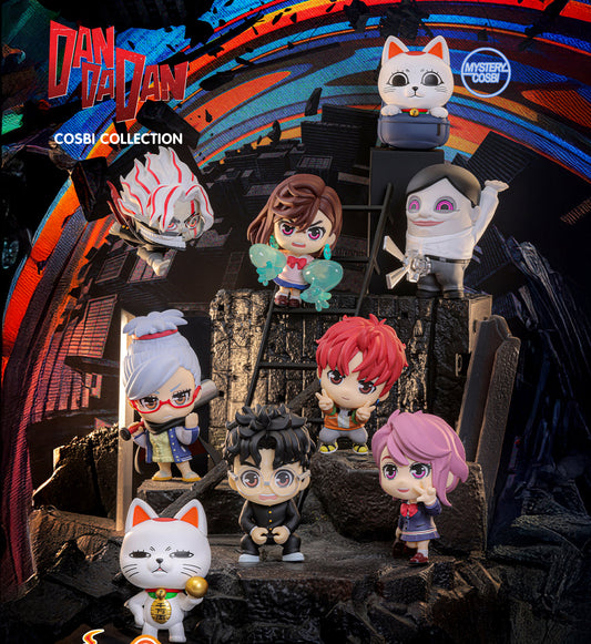 Japan Anime Dandadan | Dan Da Dan Okarun Momo Jiji Aira Seiko Turbo Granny Serpoian - Plastic Mini Figure Mystery Box Collectable Toys