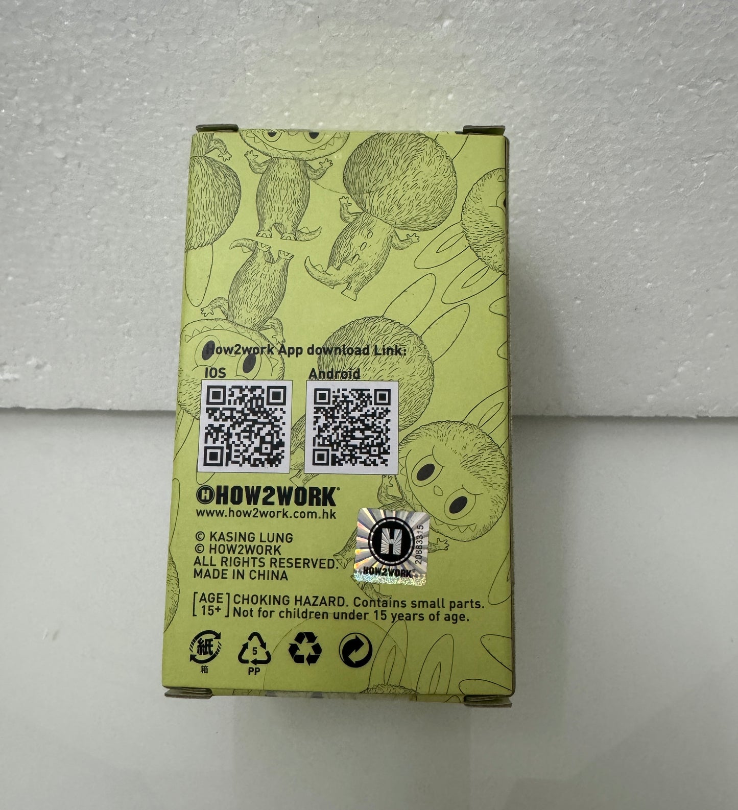 How2work Mini Zimomo Purple Monster ver Limited Edition Retired Super Rare