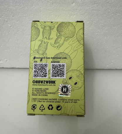 How2work Mini Zimomo Purple Monster ver Limited Edition Retired Super Rare