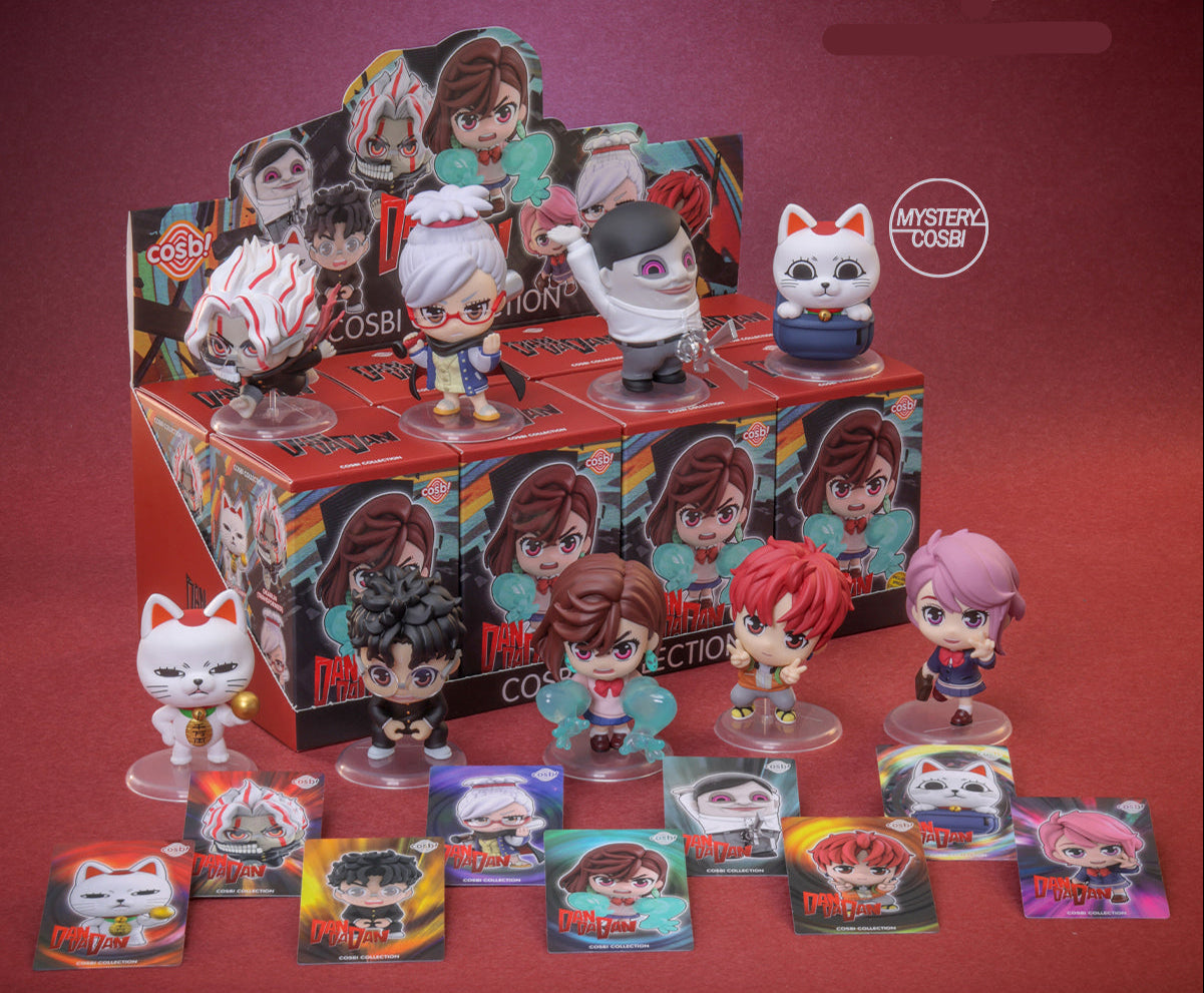Japan Anime Dandadan | Dan Da Dan Okarun Momo Jiji Aira Seiko Turbo Granny Serpoian - Plastic Mini Figure Mystery Box Collectable Toys