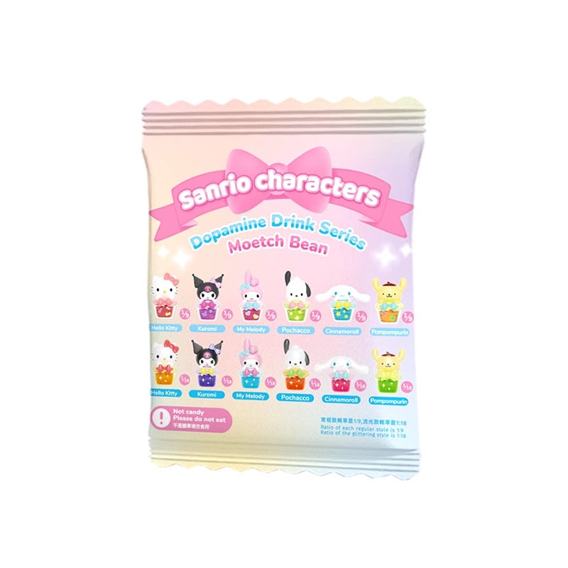 Sanrio Characters Colourful Drinks Mini Series | Hello Kitty My Melody Kuromi Cinnamoroll Pompompurin Pochacco - Kawaii Collectable Toys Toy Collection