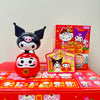 Sanrio Characters Vinly Figure Lucky Box | Series A Kuromi Lucky Daruma - Kawaii Collectable Toys Mystery Blind Box