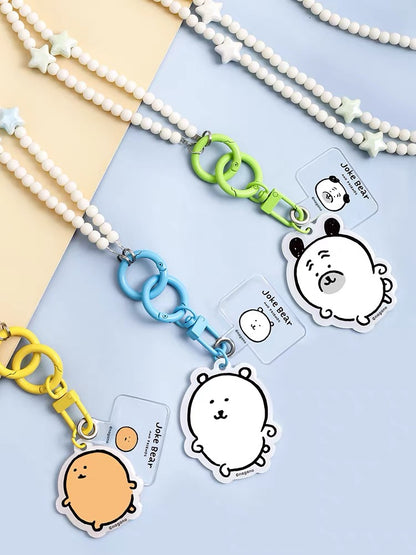 Japanese Cartoon Phone Back Clip with Phone Lanyard | Chiikawa Pink & Mint Green - for All Smart Phones (副本 4)