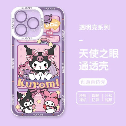 Japanese Cartoon Kuromi | Daily & Fun 8 Styles - iPhone Case PLUS SE2 XS XR X 11 12 13 14 15 16 16e 17 17e Pro Promax 12mini 13mini