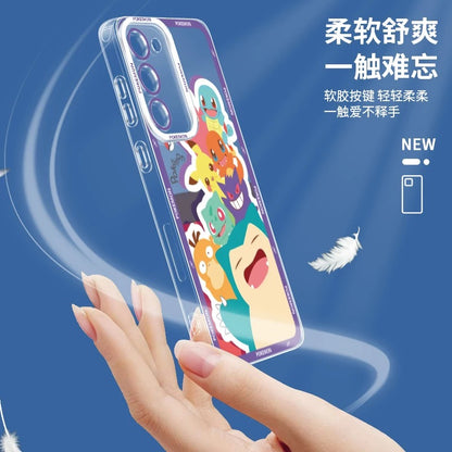 Japan Cartoon Pokemon Be with you Version | All Around you & Smile to you - Phone Case Samsung Galaxy S26 S25 S24 S23 S22 S21 FE Ultra Edge