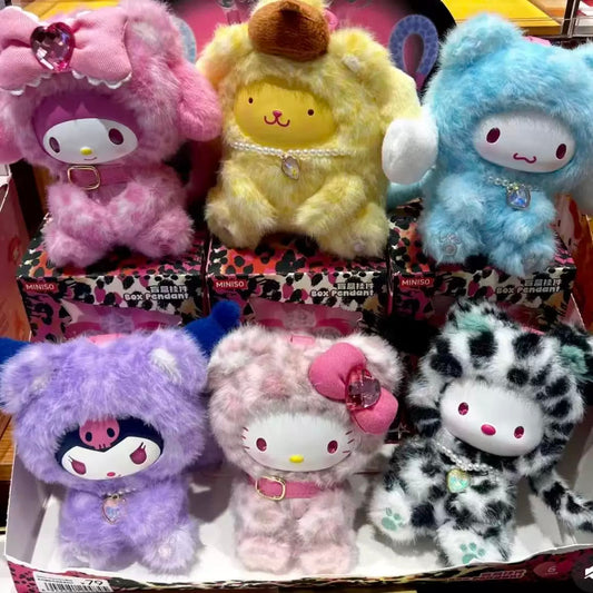 Miniso Sanrio Characters Forest Animals Crystal Eyes | Hello Kitty My Melody Kuromi Cinnamoroll Pompompurin Pochacco - Collectable Toys Mystery Blind Box