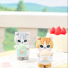 【MINISO X モフサンド アイスクリームシリーズ】モフサンド アイスクリームカップ衣装 猫 かわいいぬいぐるみクリーナーキーホルダー - カワイイアイテム 部屋飾り 人形