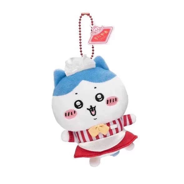 Japan ChiiKawa Restaurant Serise | ChiiKawa Hachiware Usagi Momonga Kurimanju Rakko Shisa Crab - Mini Plush Doll 10cm Keychain