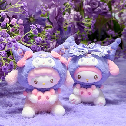 TopToy Sanrio Characters Kuromi Party | Hello Kitty My Melody Piano Kuromi Cinnamoroll Pompompurin Pochacco Hangyodon - Collectable Toys Mystery Blind Box