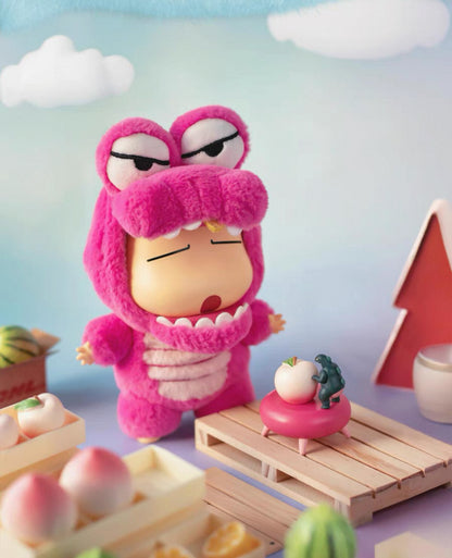 TopToy X Crayon Shin-chan Cosplay Party Part 1 Series Limited | ChocoBi Shiro Action Kamen Buriburi Elephant - Vinyl Face Plush Doll Figure Keychain Collectable Toys Mystery Blind Box - KawaiiGiftLand